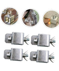 Superior Butt Welding Jigs For Sheet Metal And Auto Body Work Includes Eight Heavy Tack Welding Clamps viewed from above, showcasing four steel clamps.