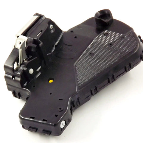 Heavy Duty Liftgate Actuator Tailgate Lock And Rear Trunk Latch Straight Swap For Toyota RAV4 2006 To 2012, plastic assembly, top view.