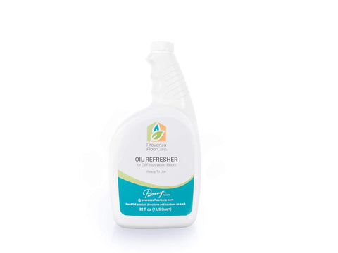 Oil Finish Wood Floor Maintenance Refresher 32 Oz bottle placed on white background