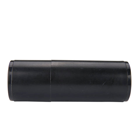 Side view of Rain Drip R345CT compression coupling, 5/8-inch, black plastic irrigation fitting (2-pack)
