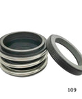 Mechanical Water Pump Seal Kit 12 To 30mm Shaft Diameter With Silicon Carbide Stationary Ring And Carbon Rotary Ring Single Spring NBR Seal Built For Heavy Duty Pumps Pro Grade Sealing Parts Series Fitment, stacked rings