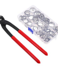 Coolhiya Dandy Double Ear Hose Clamps With Pliers Tool Kit Fits 6 To 23.5mm Pipes Stainless Steel For Secure Outdoor Water Heater Connections, pliers and clamp set