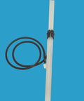 Side view of No Contact Liquid Level Sensor For Pipes And Tanks, Contactless Water Level Detection With NPN Output, mounted externally.