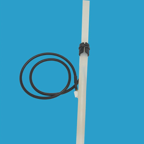 Side view of No Contact Liquid Level Sensor For Pipes And Tanks, Contactless Water Level Detection With NPN Output, mounted externally.