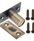 Cool And Sturdy Ball Catch For Top Of Door With Built-In Spring Invisible Latch, brass latch and screws included.