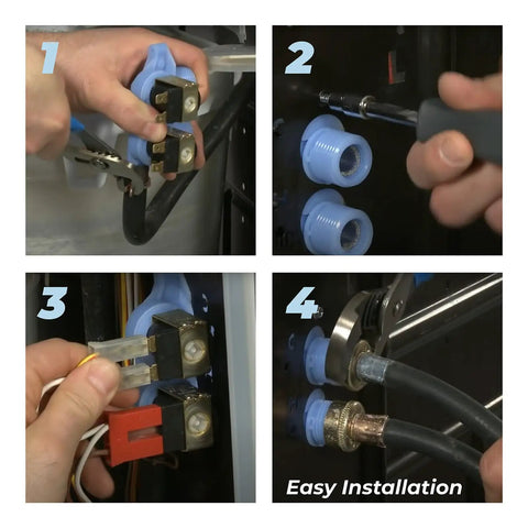 Installation steps for Washer Water Inlet Valve 285805 Replacement For Whirlpool Kenmore Maytag Frigidaire Electrolux