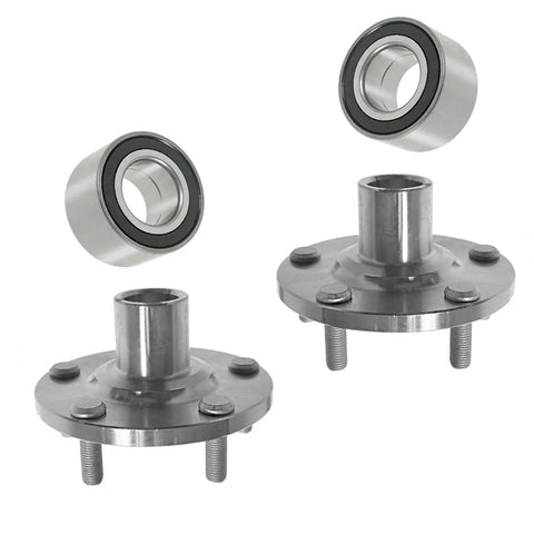 Two Piece Front Wheel Bearing And Hub Kit For 2002 2003 Toyota Camry And 2001 2005 RAV4 Direct Fit Durable Replacement With Included Bearings And Hubs