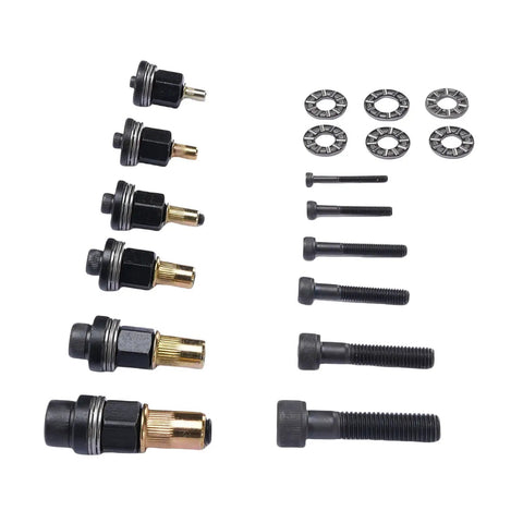 Rivet Nut Tool Kit With M3 To M10 Nutserts And Anti Loss Adapters For Industrial Automotive And Heavy Duty Fastening displayed horizontally