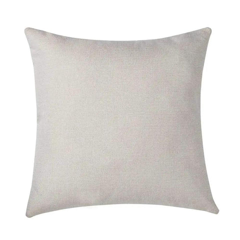 Ten Pack Sublimation Pillow Covers Fifteen Point Seven Five Inch Square Linen White Pillow Cases for Heat Transfer Printing