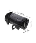 Top Notch Bike Handlebar Bag Front Mount With Quick Clip For Super Easy Commuting And Riding Adventures On Any Scoot Or Cycle Plus Durable Oxford Cloth Cover, 21.5cm x 12cm x 9.5cm