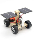 Toy car model with solar panels, utilizing 6 Pack DC 3V 1730RPM Mini Electric Motors For DIY Toys And Wind Turbine Generators Perfect For STEM Projects