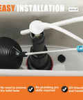 630-0030 Toilet Flush Valve Seal For 210 To 211 Toilets Upgrade Kit Stop Leaks Improve Flushing Efficiency Restore Quiet Operation Waterproof Seal To Prevent Water After Flush Easy Install, toilet tank install