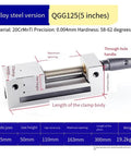 Knockout Performance Manual Precision Flat Pliers And Right Angle Milling Vice Quenched Alloy Steel shown with dimensions and features.