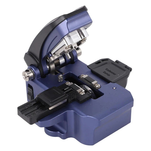 Optical Fiber Cleaver Auto Return 3 In 1 Fiber Optic Cutting Tool with CNC aluminum body, open view