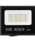 Jenivaint LED Flood Light App Controlled, 50W RGBCW, IP66 rated, designed for outdoor and commercial lighting.
