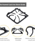 Beefed Up Heavy Duty Cast Iron Stove Grate Replacement Set For Frigidaire And Kenmore Gas Ranges, 8.8 By 8.8 Inches