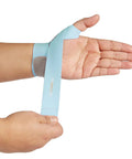 Ultra Thin Pickleball And Tennis Wrist Brace With Adjustable Compression For Pain Relief Thumb And Wrist Support, black left hand