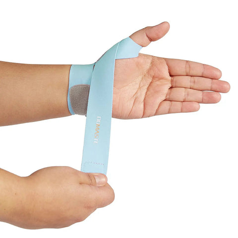 Ultra Thin Pickleball And Tennis Wrist Brace With Adjustable Compression For Pain Relief Thumb And Wrist Support, black left hand