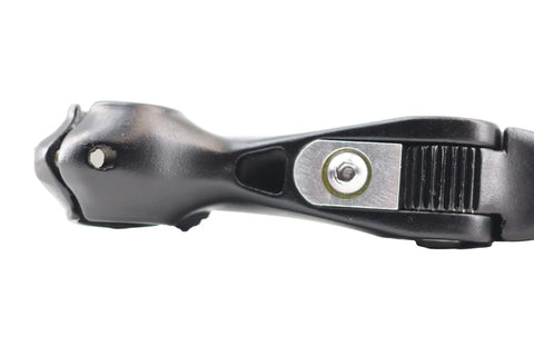 Side view of Dope Adjustable Quill Stem For MTB And Road Bikes, alloy build, bolt and adjustment mechanism visible