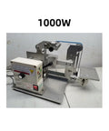 1500W Brushless Mini Electric Belt Sander With 36 By 2 Inch Wide Belt And Swiveling Grinder Head on metal workbench, compact design.