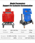 Industrial Polyurethane Foam Sprayer With Leakage Protection For Insulation Pipeline Coating Tank Workshop Portable Equipment with two models shown.