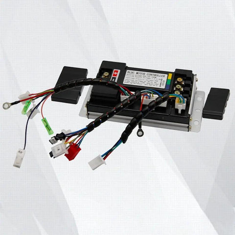 Beefy 48V 72V Ebike Controller 1200W Brushless Motor Driver With Sine Wave For Electric Scooters Two Wheel And Three Wheel Ebikes Conversion Part For Trikes showing wiring and connectors