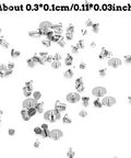 Scattered 100 Piece Watch Screw Set With Micro Battery Clamp Screws, Stainless Steel Assortment For Watchmaking And Repair
