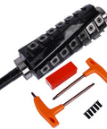 Badass Six Inch Spiral Cutter Head Replacement For Professional Jointer Work With Four Row Twenty Eight Carbide Inserts and tools.