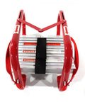 Emergency Fire Escape Ladder 50 Foot Portable Safety Ladder For 5 To 6 Story Windows And Balconies folded view