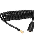 Heavy Duty Car Air Pump Hose 9.84 Foot Flexible Rubber Extension Tube For Tire Nozzles Works With All Portable Air Compressor Leak Proof High Pressure Rated Auto Gear Upgrade Your Ride Tire Inflation Kits For Cars And Bikes Great Fit, coiled black rubber hose