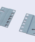 Hella Sturdy 2U Rack Adapter That Drops Straight Into Any Standard 23 Inch To 19 Inch Rack Reducer Bracket For Servers And Networking Gear No Fuss Setup With A Slick Finish Every Time - gray zinc plated adapter brackets.