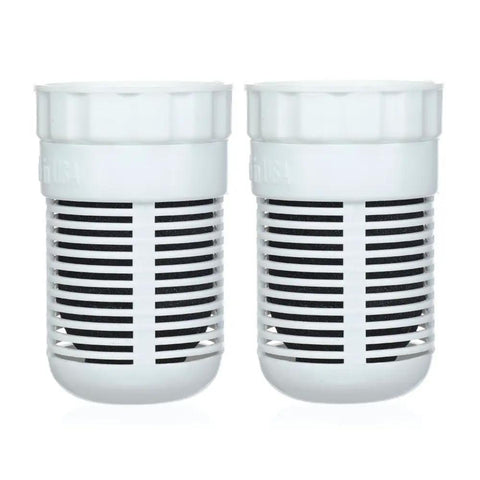 Alkaline Water Filter Pitcher Replacement 2 Pack for 32 oz or 64 oz PH2O Pitchers Boosts Water to Nine Point Five PH Mega Easy Swap Filters Premium Quality.