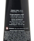 Back label of 4 Oz High Temp Grease 67 For High Speed Angle Heads Green Formula 67-4T Industrial Lubricant tube showing warnings and barcode.