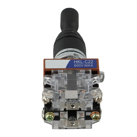 Heavy Duty 2 Position 2NO Momentary Joystick Switch for Industrial Control Panels 22mm Panel Mount With Screw Terminals 600V