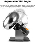 Heavy Duty Chocolate Sugar Coating Machine And Candy Polisher adjustable tilt angle for improved polishing effect.