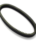 Heavy Duty Motorcycle Rubber Drive Belt 3403-141 For Arctic Cat International H2 XT ATV 1000 GT with textured surface.