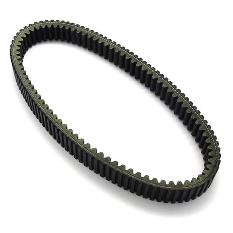 Heavy Duty Motorcycle Rubber Drive Belt 3403-141 For Arctic Cat International H2 XT ATV 1000 GT with textured surface.