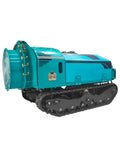 Heavy Duty Crawler Spraying Machine With Remote Control For Farmers Needing Precision Agricultural Coverage tracks over rugged terrain.