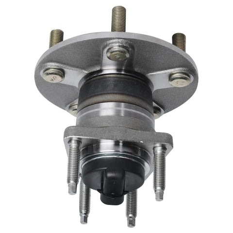 Front view of Rear Wheel Bearing Hubs With ABS 5 Lug Fits Chevy Malibu 2004-2012 HHR 2008-2010 Cobalt 2009-2010 Pontiac G6 2005-2010 Saturn Aura 2007-2009
