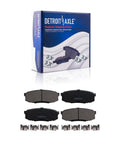 Brake Kit For Lexus LX570, Toyota Sequoia, Tundra, And Land Cruiser, Ceramic Brake Pads, Easy Install Hardware, Packaging View