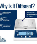Ultra Precise Digital Scale With 2000g Capacity And 0.01g Resolution For Lab Jewelry And Business Use Reads Grams Pounds Ounces Carats Fast Accurate Weighing In About 5 Seconds Plus Counting Function High Resolution Balance