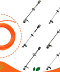 12 Pack AL2420P Pre Cut Twisted Trimmer Line 0.095 Inch, 183 Feet, for EGO Trimmers with Weed Eater String