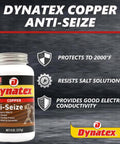 Copper Anti Seize Lubricant Paste 8 Oz Can Heavy Duty Formula For Extreme Heat Steam And Water Protection Keeps Fasteners From Seizing And Galling Prevents Corrosion Works Like A Charm 10 Pack on display