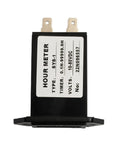 Portable Industrial Hour Meter With Digital Display For Diesel And Gasoline Engines And Generators, side view, label visible