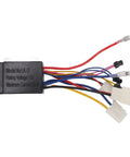 12V Brushed Motor Speed Controller For Electric Bikes And Scooters With Tough Metal Construction, multiple colored wires visible