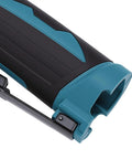 Heavy Duty Cordless Die Grinder For Polishing Sanding And Surface Prep Featuring Dual Rechargeable Lithium Batteries With Swift Us Plug Charger and detail view of handle design.