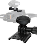 Expansion Bracket for Avata 2 FPV Drone With Grab-And-Go Grip Ready Camera Mount. Universal Quarter Inch Screw Adapter visible.