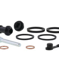 Front Caliper Rebuild Kit For Honda CR125R 1987 To 2007 And CR250R 1990 To 2007 Includes 4 Cup Seals 2 Washers 3 Boots And Bolt Kit 18-3005