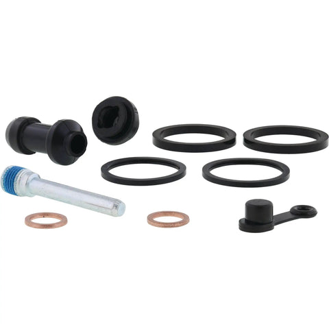 Front Caliper Rebuild Kit For Honda CR125R 1987 To 2007 And CR250R 1990 To 2007 Includes 4 Cup Seals 2 Washers 3 Boots And Bolt Kit 18-3005