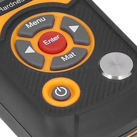 All In One Portable Durometer Hardness Tester With Color Screen ABS Hardness Meter HSD Scale 170HL To 960HL HT 1208 Displays Seven Hardness Scales Long Battery Life 40 Set Data Storage, button panel